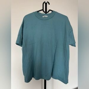Classic Crew Neck Men’s T‑Shirt in Teal